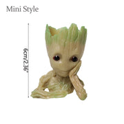 Home Decoration Crafts Miniature Model Office Desktop Display Cartoon Groot Figurines Handicrafts Decor Tree Man Ornament 5CM