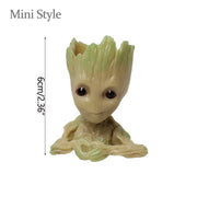 Home Decoration Crafts Miniature Model Office Desktop Display Cartoon Groot Figurines Handicrafts Decor Tree Man Ornament 5CM