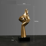 Resin Abstract Mask Statues European Miniature Figurines for Interior Home Office Study Desktop Figure Ornament Decor Gift