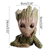 Home Decoration Crafts Miniature Model Office Desktop Display Cartoon Groot Figurines Handicrafts Decor Tree Man Ornament 5CM