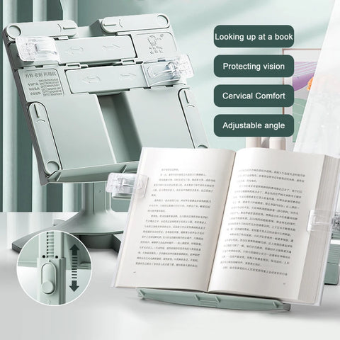 Multi-Purpose Book, Phone & Tablet Stand – Read and Work in Comfort! 📚📱💻