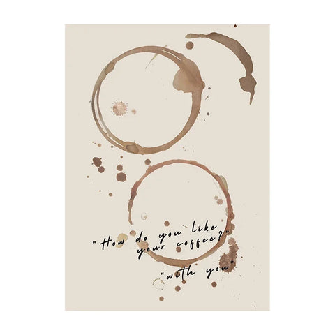 Funny Coffee Club Diver Abstract Canvas Prints Poster Modern Minimalism Art Prints Kitchen Wall Art Home Decor Art Poster Gifts