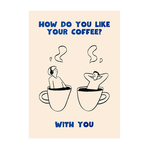 Funny Coffee Club Diver Abstract Canvas Prints Poster Modern Minimalism Art Prints Kitchen Wall Art Home Decor Art Poster Gifts