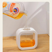 1PC Large Capacity Transparent Soap Dispenser Bottle with Press Pump for Kitchen Bathroom Travel