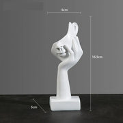 Resin Abstract Mask Statues European Miniature Figurines for Interior Home Office Study Desktop Figure Ornament Decor Gift