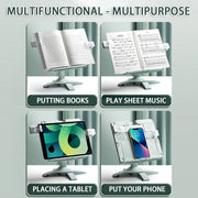 Multi-Purpose Book, Phone & Tablet Stand – Read and Work in Comfort! 📚📱💻