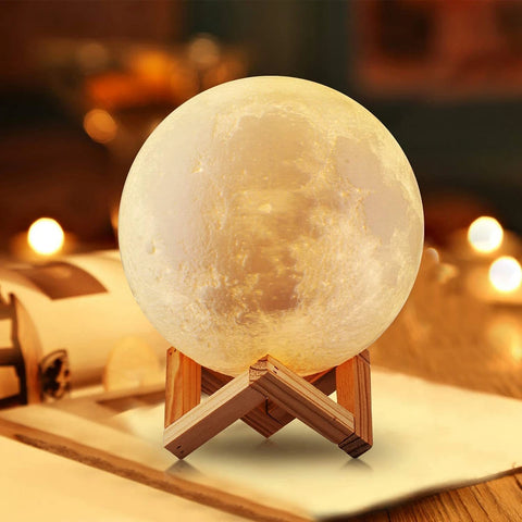 🌙 3D Moon Lamp LED – Transform Any Room into a Magical Space