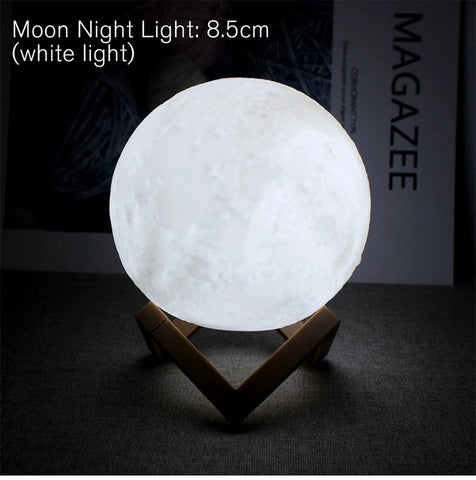 🌙 3D Moon Lamp LED – Transform Any Room into a Magical Space
