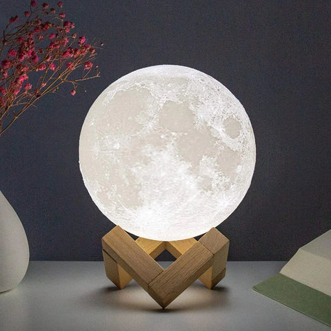 🌙 3D Moon Lamp LED – Transform Any Room into a Magical Space