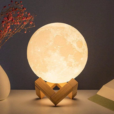 🌙 3D Moon Lamp LED – Transform Any Room into a Magical Space